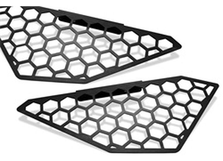 Fab Fours Inc. - Vengeance Side Light Mesh Insert Cover (d3351 & D3352) Matte Black - FFBM3150-1