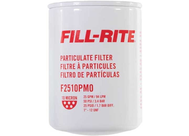 Fill-Rite - Fuel Transfer Filterstrains Particulates Up To 10 Micron 1in12 Unf Threads - FILF2510PM0