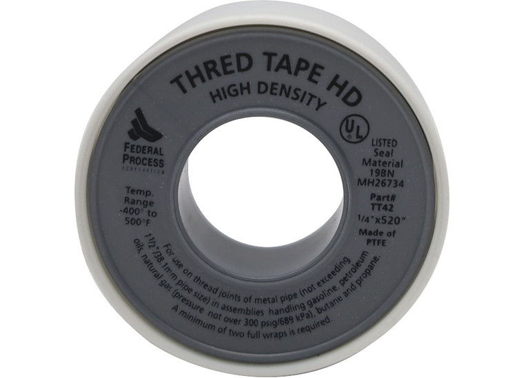 Gasoila - Gasoila Thred Tape Hd White 1/4in X 520in Roll - GOATT42