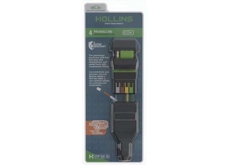 Hollins Expert Towing Products Manufacturing - 4 Pin Vehicle End - HTPETP310
