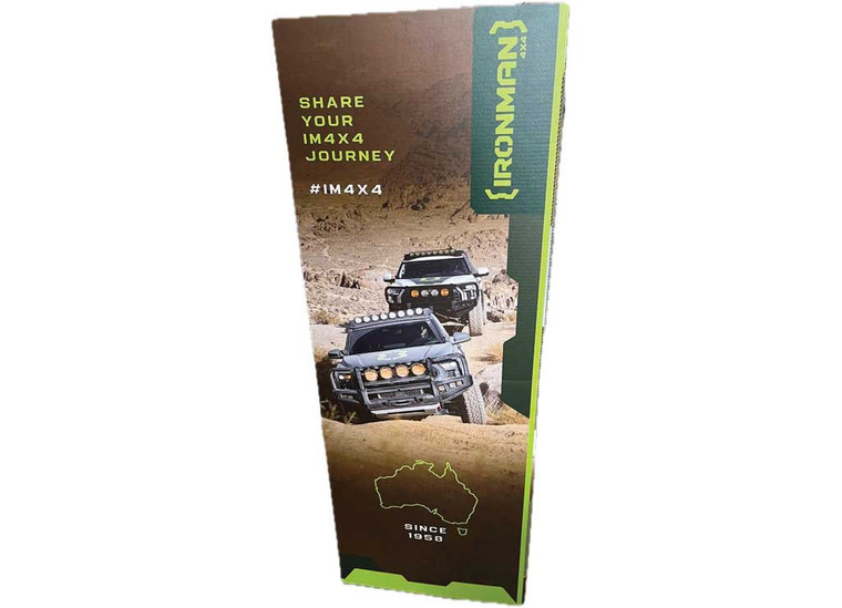 Ironman 4x4 - Triangle Totems  Bumpers & Steps   Display Promo - IRMIMARK-TOTEM-STEPS-2505