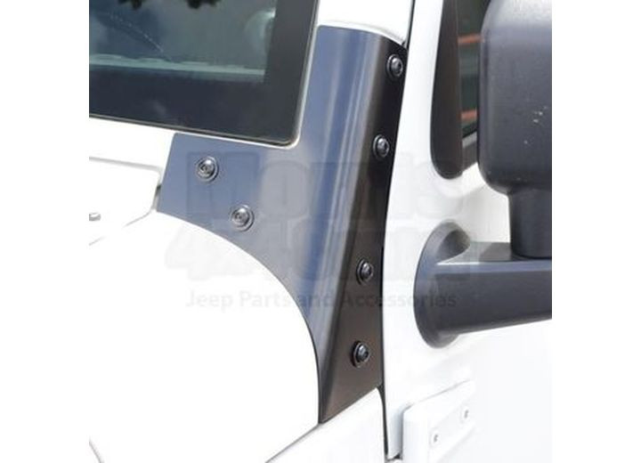 Kentrol/Fishbone Offroad - 2007c Jeep Wrangler Windshield Supports (pair) - KEN50574