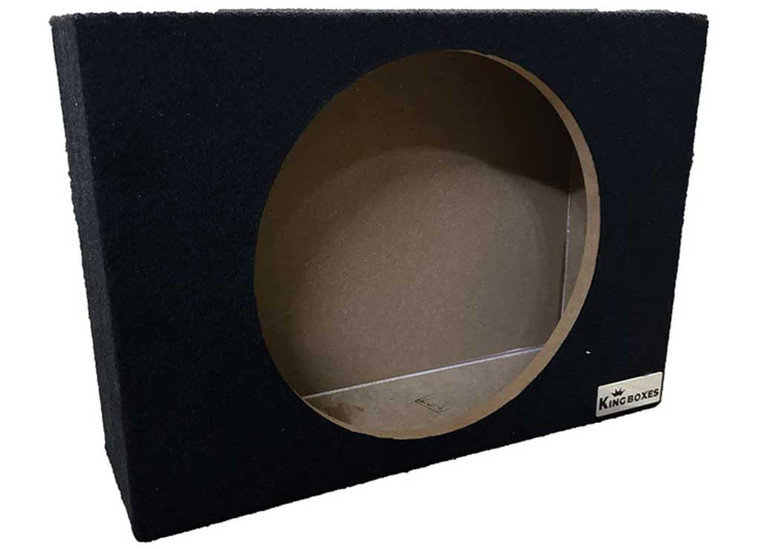 KING BOXES - 10in Single Slim Style Subwoofer Enclosure - KGBASHALLOWS10