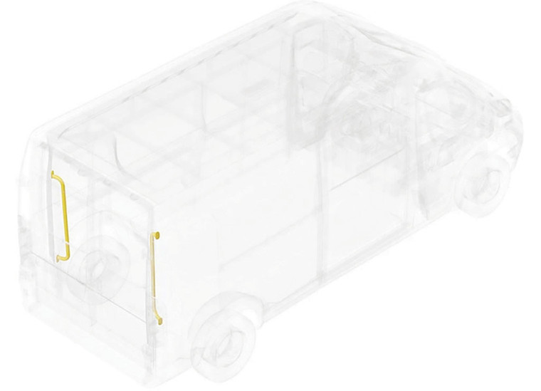 Legend Fleet Solutions - 14c Promaster Securigrip Rear Grab Handles (pair) Yellow - LFSRA0223-GCL58TU6