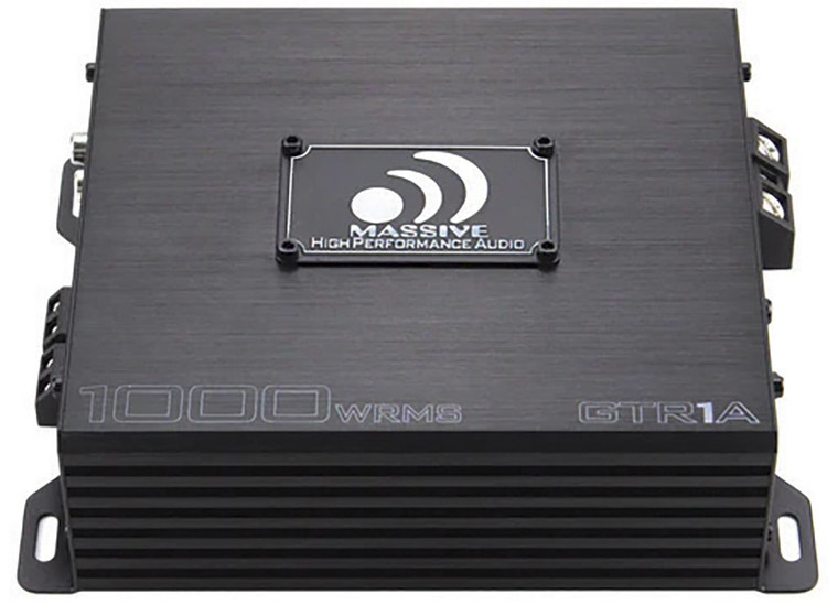 Massive Audio - 1060 Watt Rms @ 1 Ohm Mono Block Gt Series Full Range Amplifier (black) - MAUGTR1A