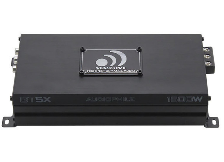 Massive Audio - 115 Watts Rms X 4 @ 2 Ohm + 510 Watts @ 1 Ohm 5ch Amplifier (black) - MAUGT5X