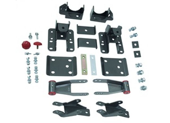 Maxtrac Suspension - 1418 Silv/sierra 1500(2019 Ld/ltd)2/4wd Rear 56in Lowering Box Kit W/hangers/rear Shock Extenders - MXT201560