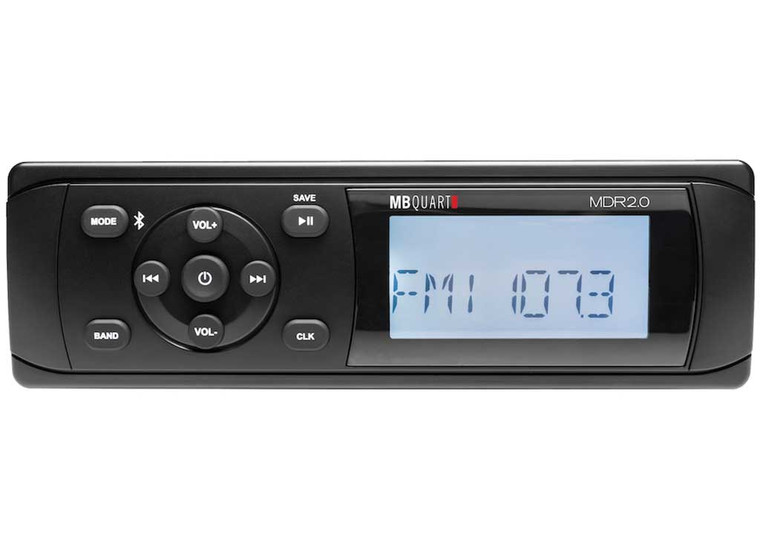 MB Quart - Mbq 160w Multimedia Receiver W/ Amfm Radio & Bluetooth Input - MBQMDR2.0