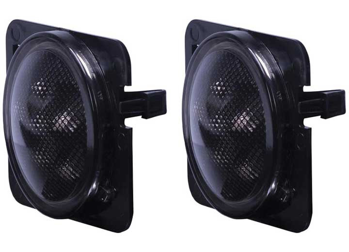 Metra Electronics/Heise - Jeep Wrangler Smoked Lens 8led Side Markers - METHE-JWSSM