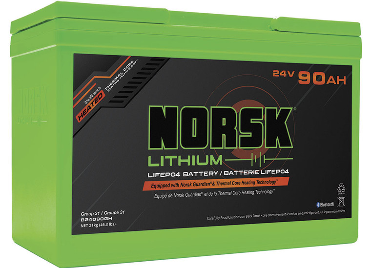 Norsk Lithium - 24v90ahlifepo4batgdnh - NRLB24090GH