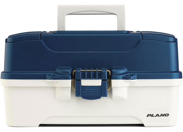 Plano - Threetray Tackle Box; Blue/white - PLNP000405