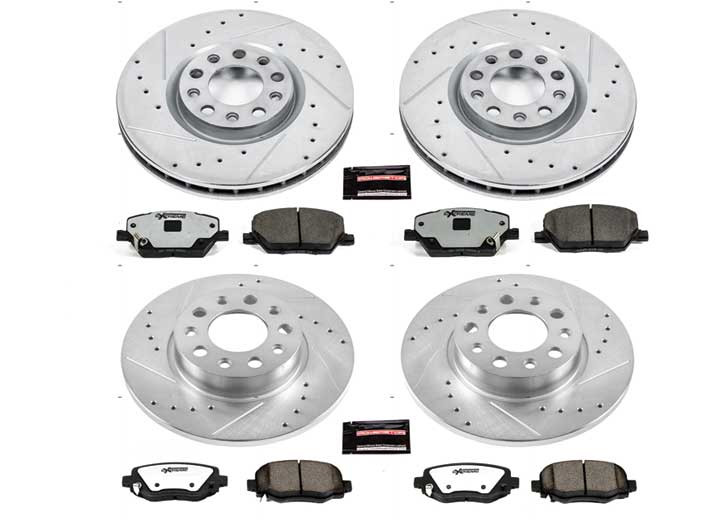Powerstop - Front And Rear Z36 Truck And Tow Performance Brake Kit - PSBK7300-36