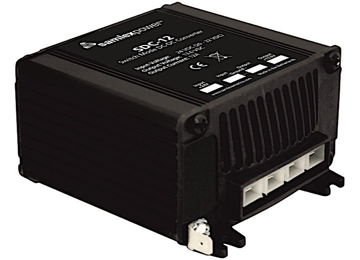 Samlex America - Step Down Dc Converter: Input 2035 Vdc Output 13.8  20 Amps - SAMSDC-12