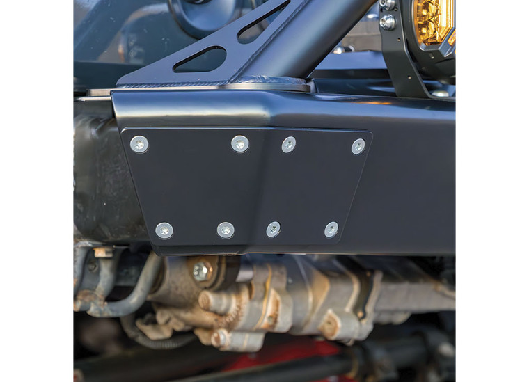 Savvy Offroad - 0723 Wrangler/20c Gladiator Legacy Front Bumper Armor Stainless Steel Raw - SVYSD0092