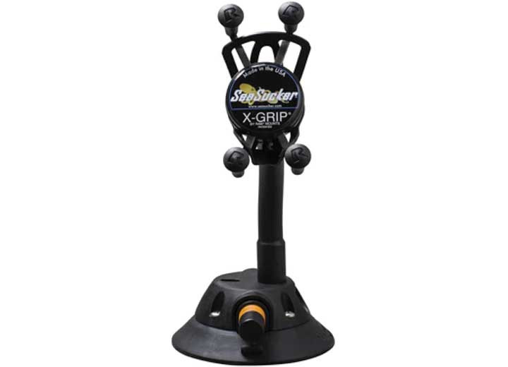 SeaSucker - Flexx Phone Mount W/black 7in Flex Arm & 4.5in Vacuum Mount - SEAEL6013