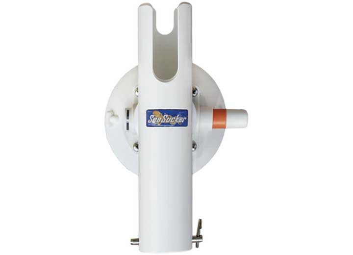 SeaSucker - Pro Series Single Rod Holder W/4.5in Vaccum Mount; Pvc Rod Tube - SEAMF5034