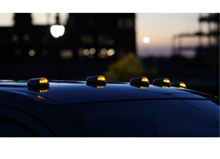 Spirit Fire, LLC. - Solar Powered Cab Lights Amber - STFFORM1CA5-SPFR