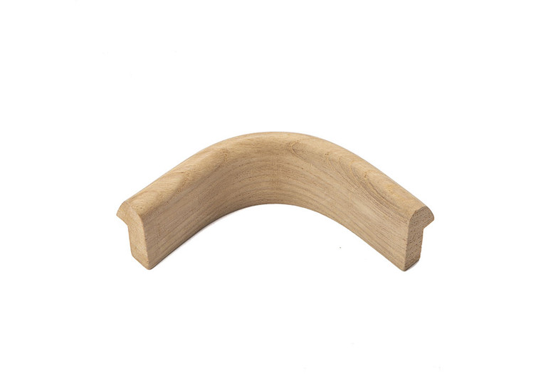 Whitecap - Inside Corner Rail Molding 5/8inh X 13/16inw With 3/4in Gap - WHC60832