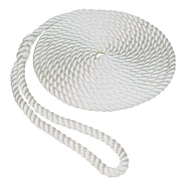 Seasense - Dock Line Nyl Twisted 5/8"x25' - White - 50013018