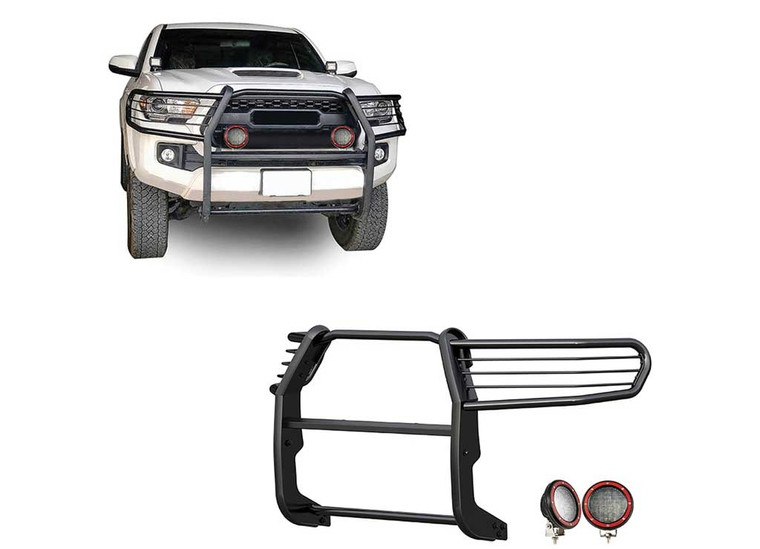 Blackhorse Off Road - 1623 Tacoma Grille Guard Kit Modular Black - 17A096402MA-PLFR