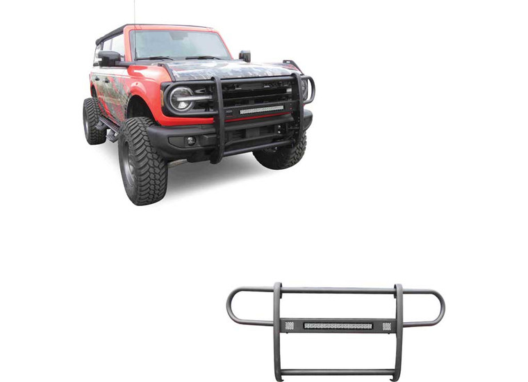 Blackhorse Off Road - 21c Bronco Beacon Grille Guard Modular Black - BGFB21