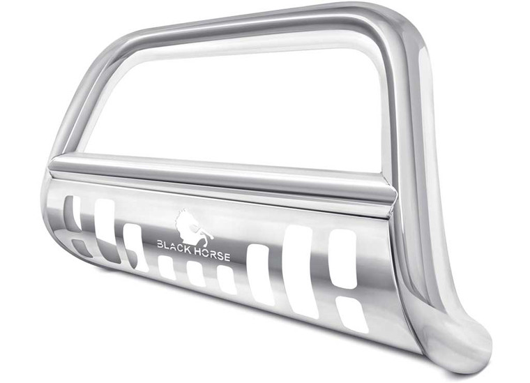 Blackhorse Off Road - 25c Ram 1500 Bull Bar W Skid Plate Stainless Steel - BBDG115-SP