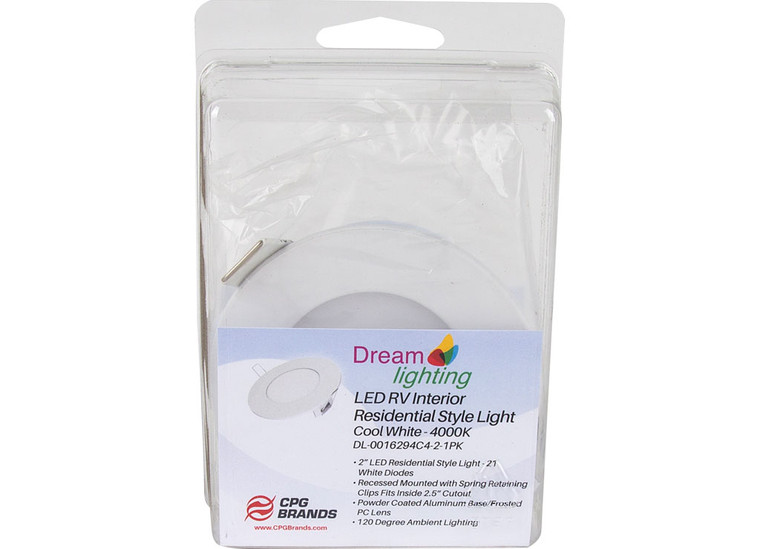 Creative Group - Led Rv Interior Residential Style Light  Cool White 4000k - DL-0016294C4-2-1PK