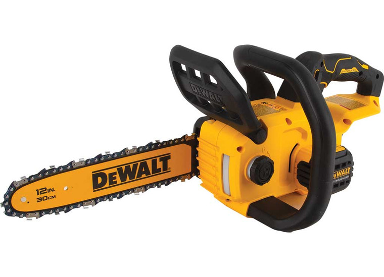 DeWalt Tools - Compact Brushless Cordless Chainsaw 12in 20v Max Tool Only Black/yellow - DCCS621B