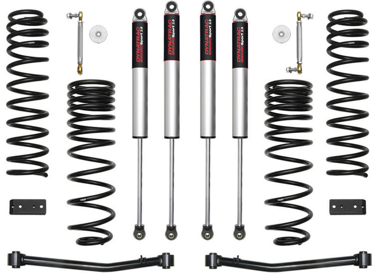 Dynatrac - 1826 Jeep Wrangler Jl 2in Lift Rear 2.0 Endurosport Internal Reservoir Shock - DT926529