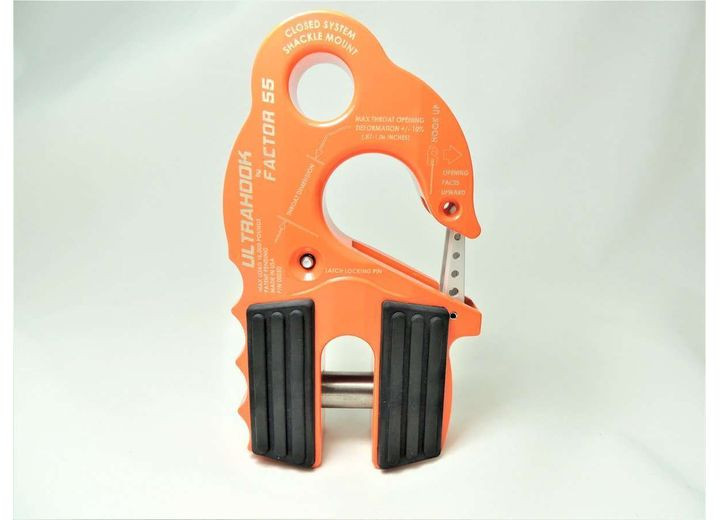 Factor 55 - Ultrahook Winch Hook With Shackle Mount Green - 00250-08