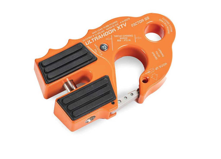 Factor 55 - Ultrahook Xtv Winch Hook With Shackle Mount Orange - 00275-07