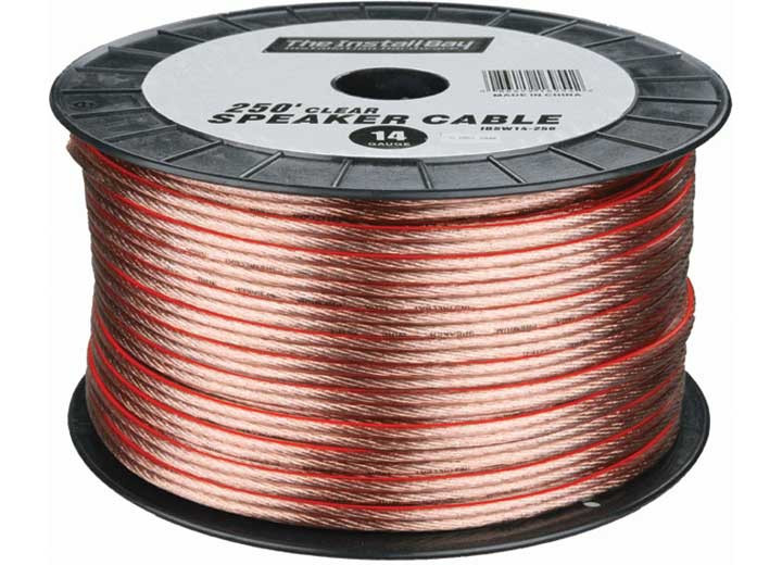 Install Bay - 12 Gauge Clear Speaker Wire 250 Foot Coil - IBSW12-250