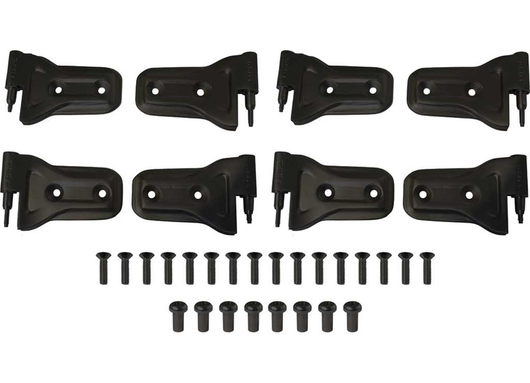 Kentrol - Fishbone Offroad - 18c Wrangler Unlimited/20c Gladiator Outer Door Hinge Set Black - 80727