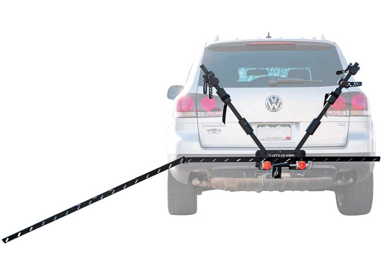 Let's Go Aero - Vlectric Vfr Fold & Slideout Two Ebike Rack With Ramp - B02394