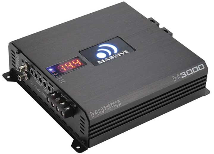 Massive Audio - 3000 Watts Rms @ 1 Ohm Mono Block Amplifier - H3000