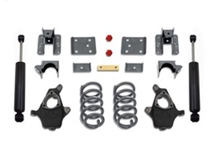 Maxtrac Suspension - 1416 Silverado/sierra 1500 Ext/crew 2/4wd 4/6in Lowering Kit W/rear Shocks - KS331546-8