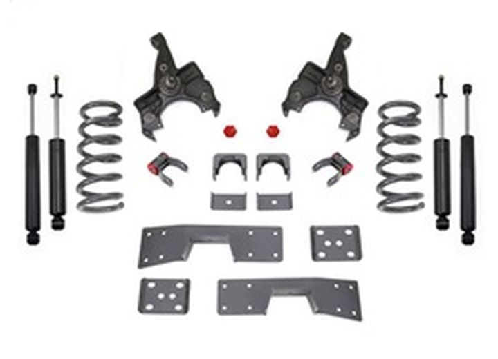 Maxtrac Suspension - 8891 2wd Standard Cab Lowering Spindle Kits 4in/6in V8 - K330546L-8