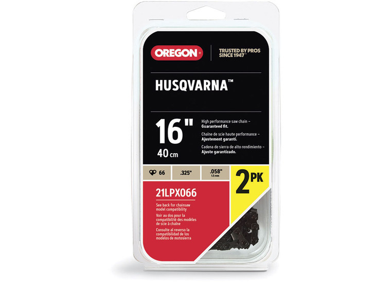 Oregon Tool - Powercut Saw Chain 21lpx 16in .325in Pitch .058 Gauge 66 Drive Links 2 Pack - 21LPX066X2