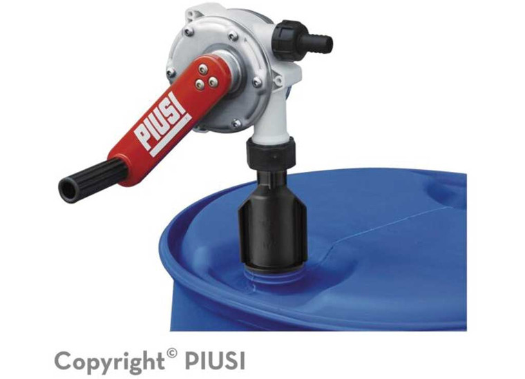 Piusi - Def Rotary Hand Pump Kit (10ft Dispense / 40 X 3/4 Suction Pipe / Spout / Drum - F00332A3A