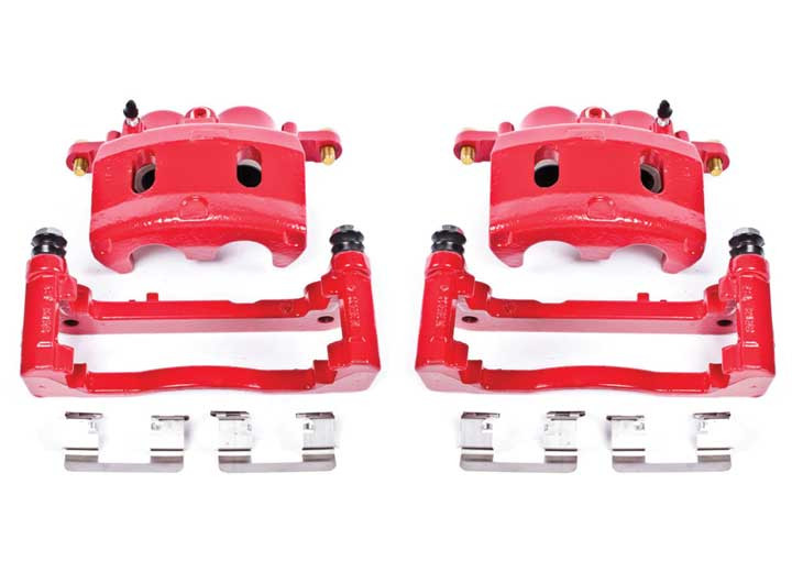 Powerstop - Red Powder Coated Performance Calipers - S4918