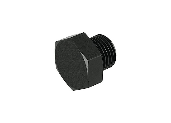 Red Horse Performance - 04 An/jic Straight Thread (oring) Port Plug  Black - 814-04-2