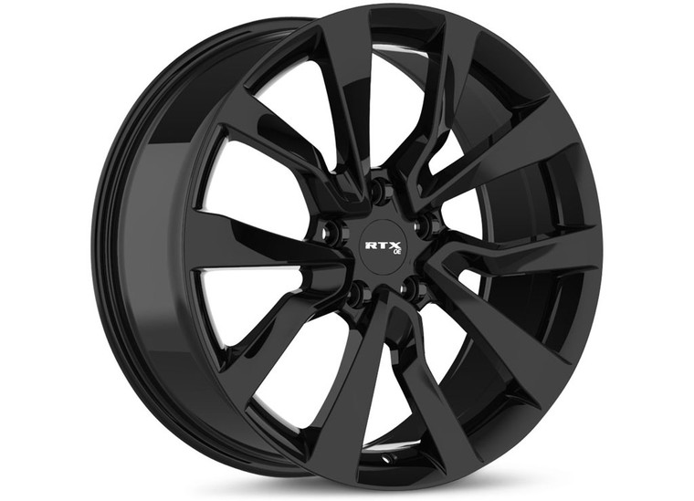RTX Wheels - Ts04 18x8 5x114.3 Et35 Cb64.1 Gloss Black - 178607