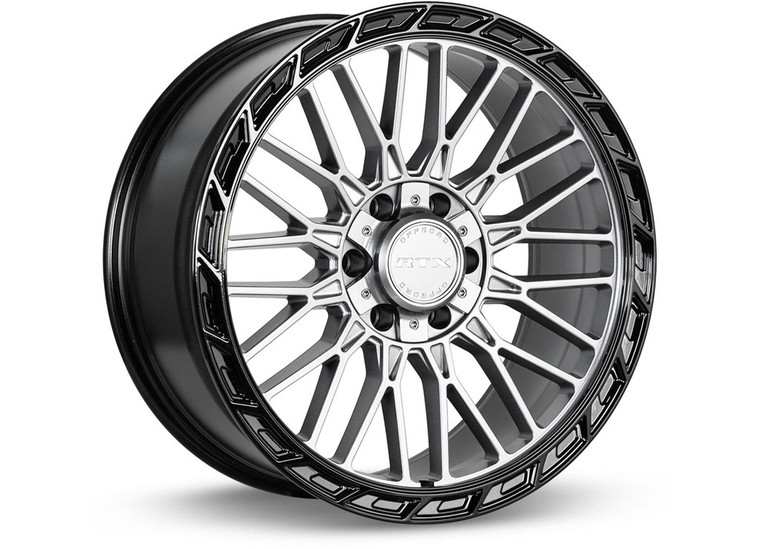 RTX Wheels - Vice 22x9 6x135/139.7 Et18 Cb106.1 Gloss Gunmetal Black Lip - 83475