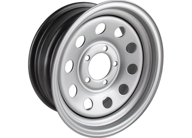 Tow-Rite - 14inx6in Silver Modular Rim Bp 54.5 Et 0 Cb 3.30 1984 Lbs  Boxed - RT3805