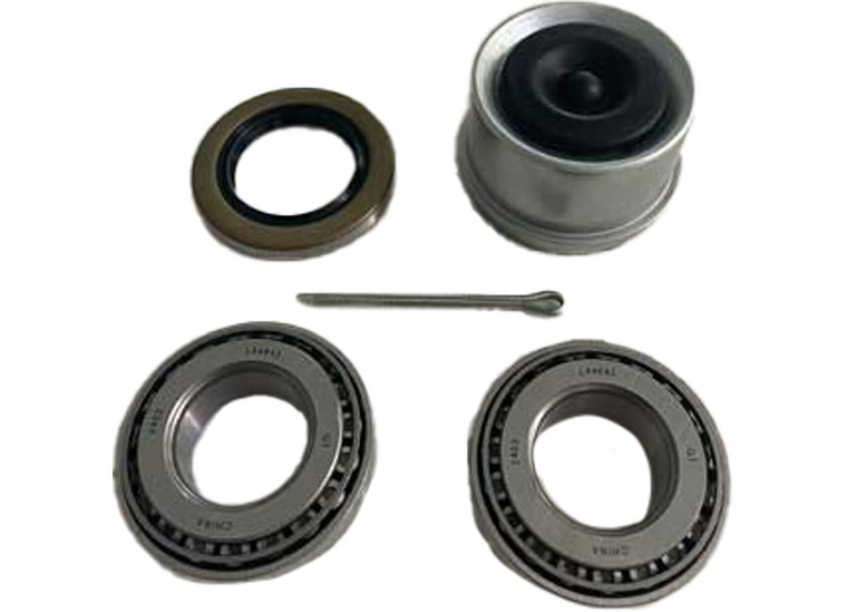 Tow-Rite - Bearing Kit 2k Seal 1in Grease Cap 3500 Lbs 1.99in Cotter Pin  Ezlube - RTBEA200-EZ