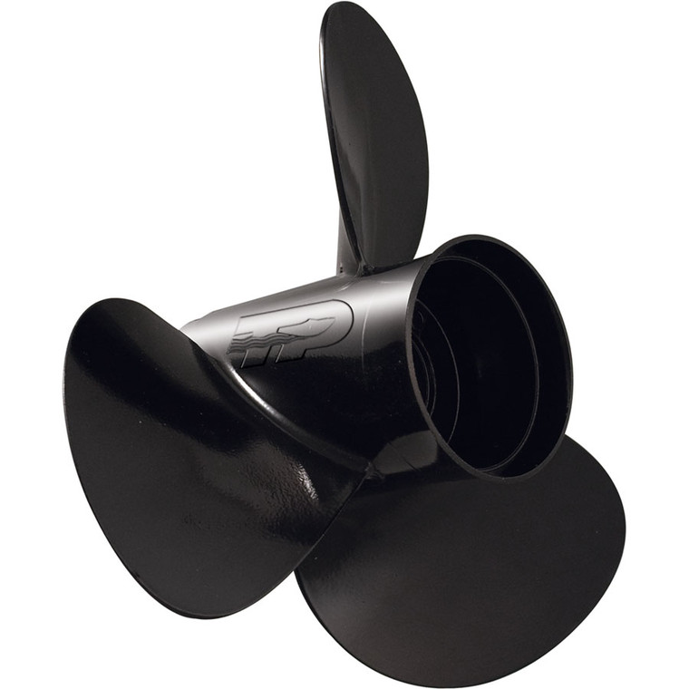 Turning Point Propellers - Hustler Boat Propeller(series R5) 9x9 3 Blade Aluminum Rh (std) (21110910) - 21110910