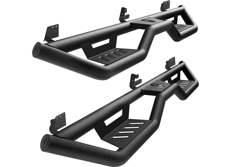 Tyger Auto - 19c Ram 1500 (ex 1924 Classic) Crew Cab Kobra Running Boards Textured Black - TG-KB2D25004