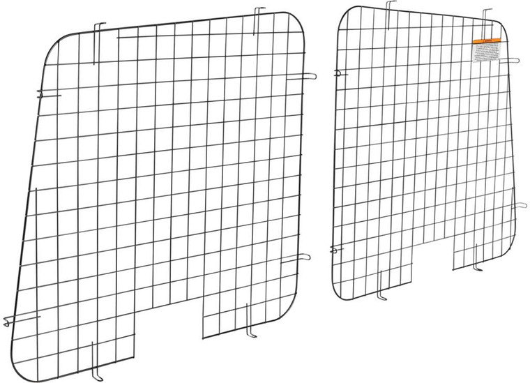 Weather Guard - 00c Fullsize Gm Vans 7 Gauge Steel Full Rear Door Window Screen 223/4 X 23.5in  Black Finish - 88028