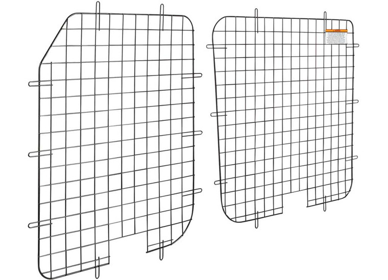 Weather Guard - 15c Transit 7 Ga Steel Split Side Door 2 Window Screens Low Roof 23 X 21in  Black - 88064