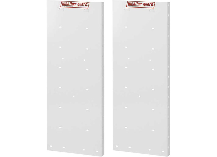 Weather Guard - Adjustable White Starter End Panel Set 34 X 13 X 1.5 - 2667427